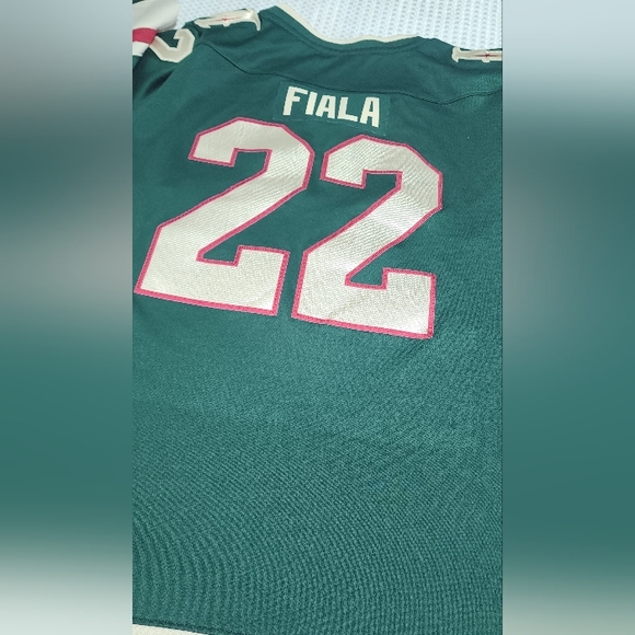 FANATICS EUC WOMEN'S SIZE MEDIUM MINNESOTA WILD NHL "FIALA" TEAM JERSEY - Picture 5 of 8